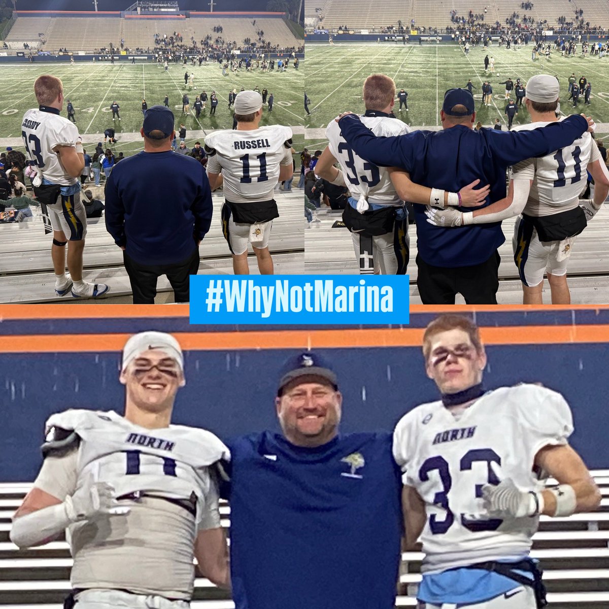 Marina Vikings FB (@marinavikingsfb) on Twitter photo Congratulations to our Marina Vikings Senior football players Jake Russell and Shane Cassidy for playing great in tonight's Orange County North vs South All-Star game. Could not be more proud! Go Vikings! #WhyNotMarina
<a href="/HBUHSD/">Huntington Beach Union High School District</a> <a href="/ocvarsity/">ocvarsity</a> <a href="/OCSportsZone/">OC Sports Zone</a> Congratulations to our Marina Vikings Senior football players Jake Russell and Shane Cassidy for playing great in tonight's Orange County North vs South All-Star game. Could not be more proud! Go Vikings! #WhyNotMarina
<a href="/HBUHSD/">Huntington Beach Union High School District</a> <a href="/ocvarsity/">ocvarsity</a> <a href="/OCSportsZone/">OC Sports Zone</a>