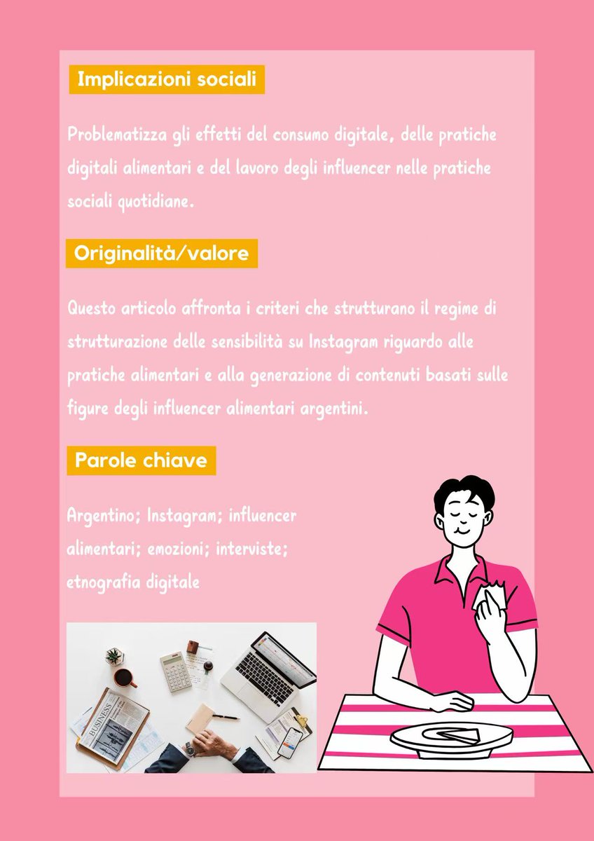 🍴Le emozioni dei food influencer nel lavoro digitale e come trasmettono conoscenze alimentari su Instagram. #foodinfluencer #digitalwork #alimentazione Leggi su OMGC, Volume 4, Articolo 2: doi.org/10.1515/omgc-2…