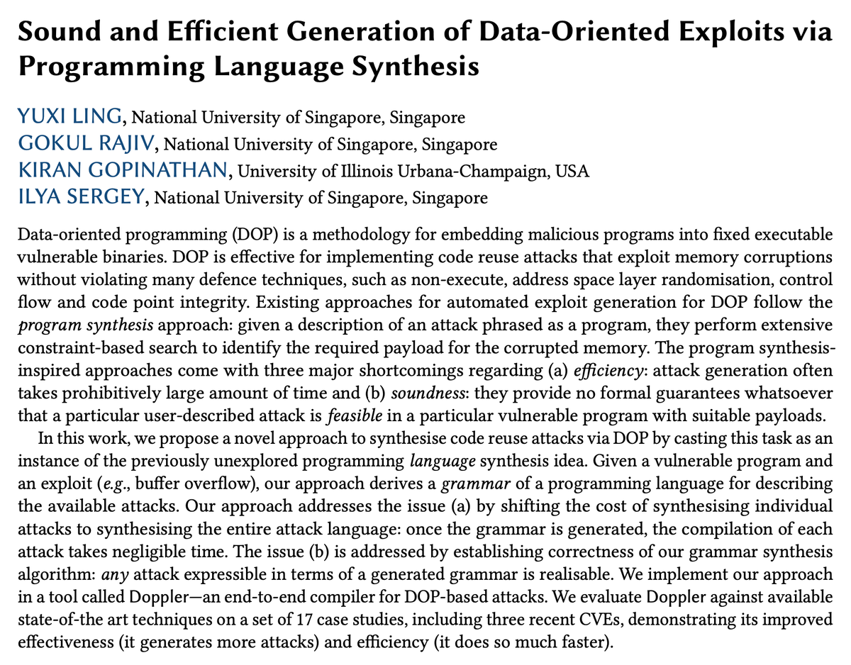 Ilya Sergey tweet media