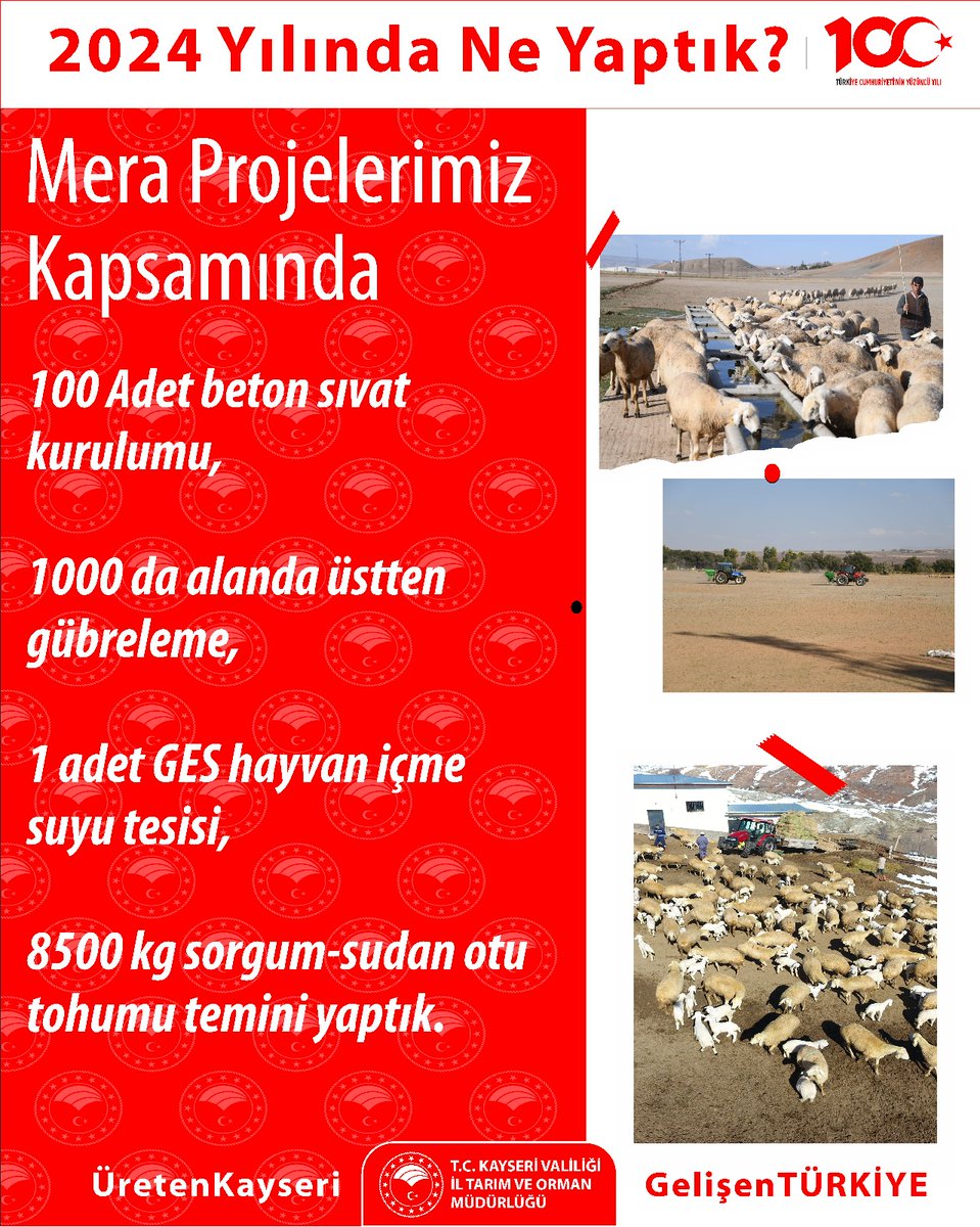 I <a href="/TCTarim/">T.C. Tarım ve Orman Bakanlığı</a> 
<a href="/ibrahimyumakli/">İbrahim Yumaklı</a> 
<a href="/BulentSaklav/">Bülent SAKLAV</a> 
<a href="/kayserivaliligi/">T.C.Kayseri Valiliği</a>