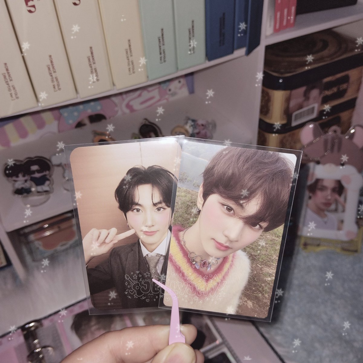 :¨·.·¨:
 `·.  Happy Jungwon Day 😺!

แจกการ์ดจองวอน 2 ใบ 1คน 🎀!

🥢! กติกา rt only

🐾! ขอคนสะดวกออกค่าส่งเอง 25บาท  
🍰! สุ่มเจอฟลว ส่งฟรี 
🗓️! สุ่มวันเกิดน้องจองวอนเลยค่ะ 

✓สงวนสิทธิ์ให้เฉพาะเอนจีนเท่านั้น
✓ไม่นำไปขายต่อ 

#HappyJungwonDay #ตลาดนัดenhypen