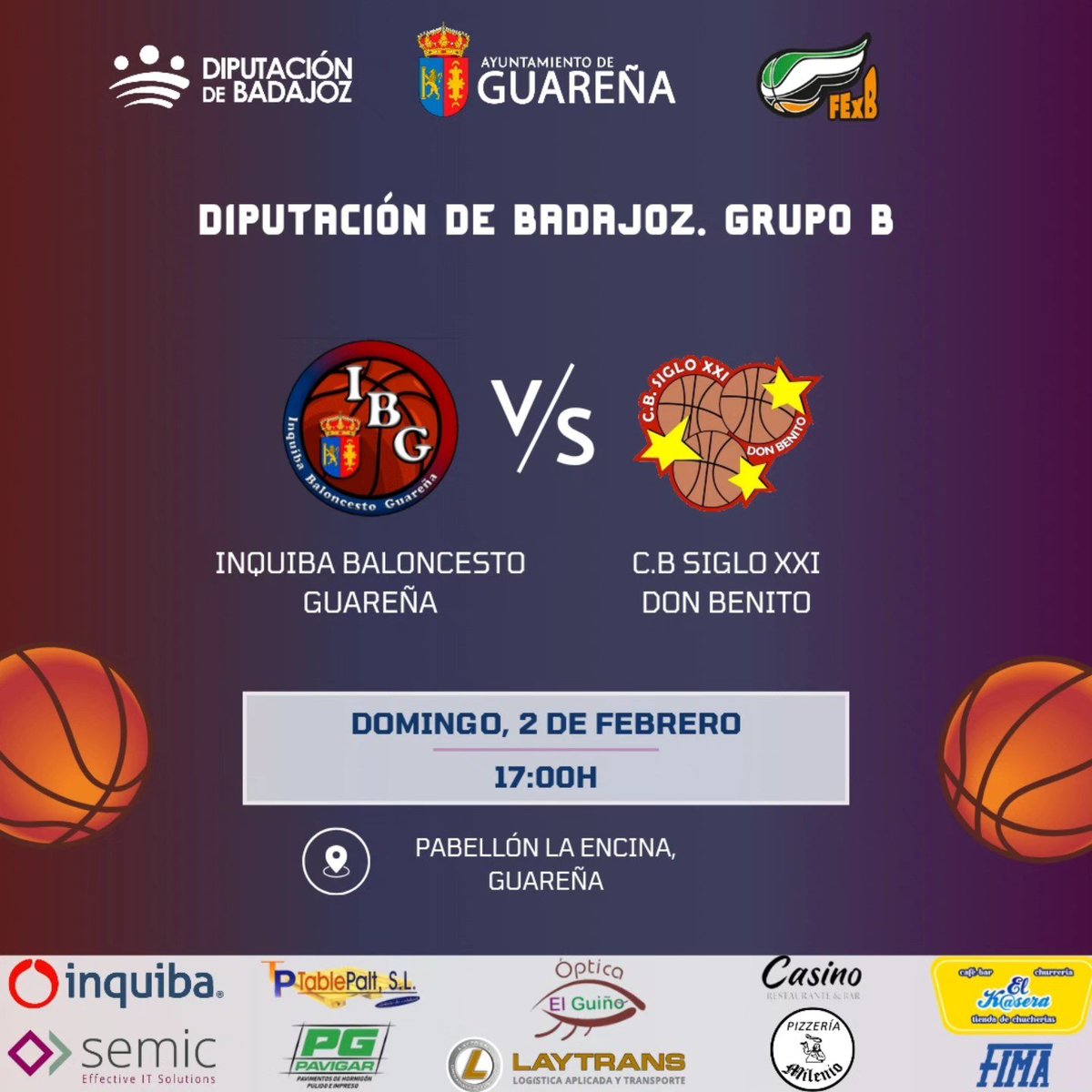 INQUIBA-Baloncesto Guareña tweet media
