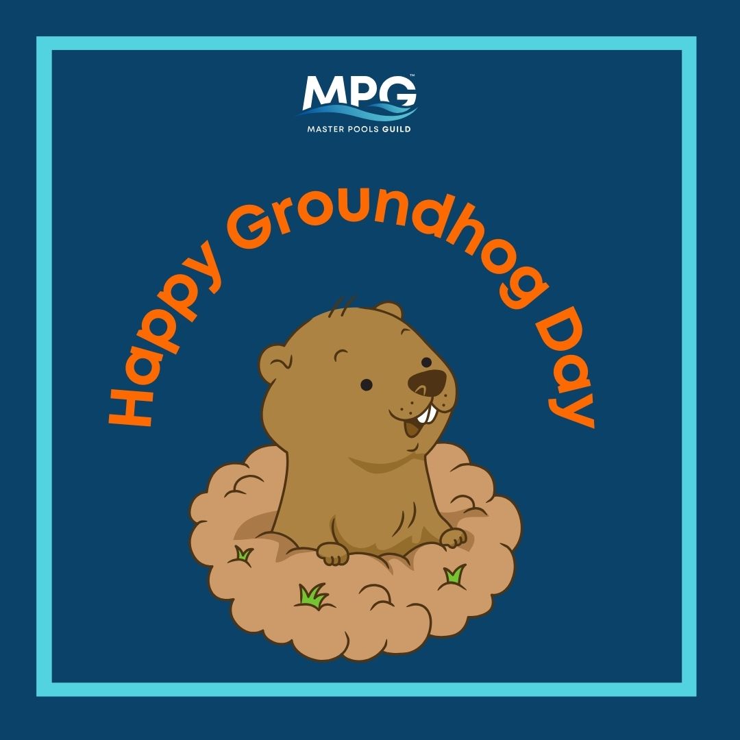 Happy Groundhog Day from all at Master Pools Guild!
#GroundhogDay