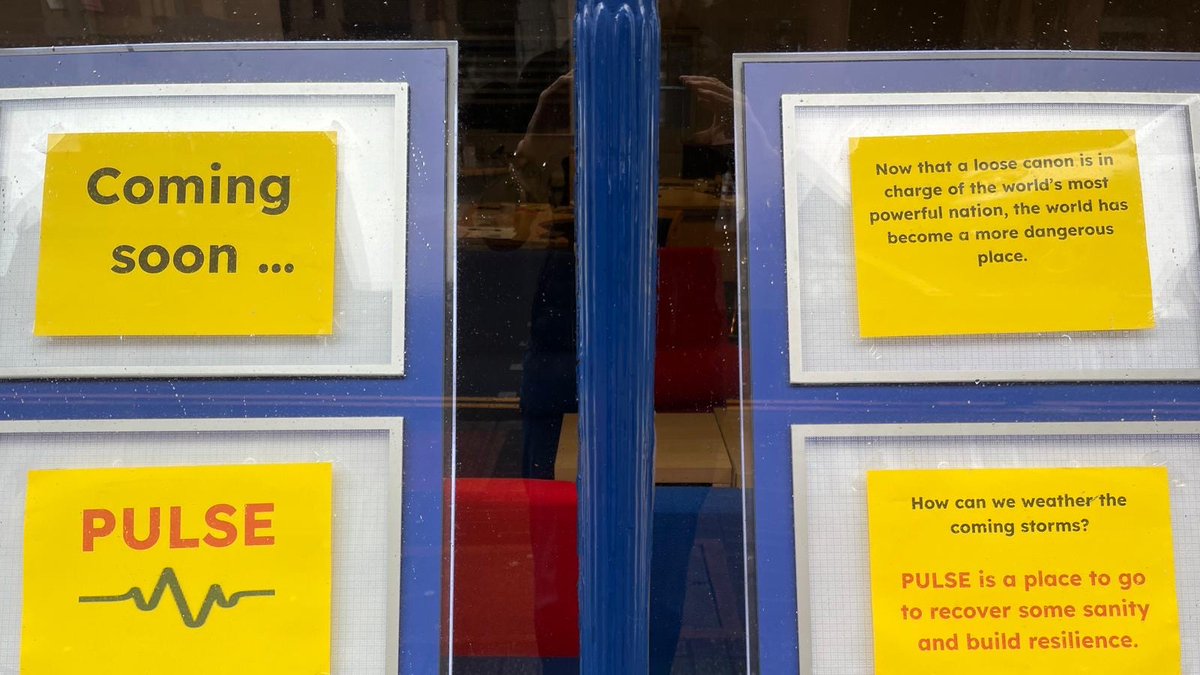 XRExeter's tweet photo. Pop-up Pulse opens on Monday 4th February. Find us at 20 Queen Street, Exeter opposite the Museum https://t.co/O8Op3gtBty