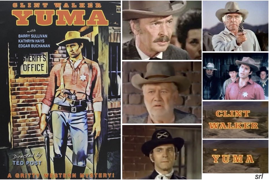 SaveRedlandLibr's tweet photo. 11:55am TODAY on @TalkingPicsTV
The 1971 #Western film🎥 “Yuma” directed by #TedPost & written by #CharlesAWallace
🌟 #ClintWalker #BarrySullivan #KathrynHays #EdgarBuchanan #MorganWoodward #JohnKerr
Made as a pilot for a TV series📺 https://t.co/HJA1T6y5HR