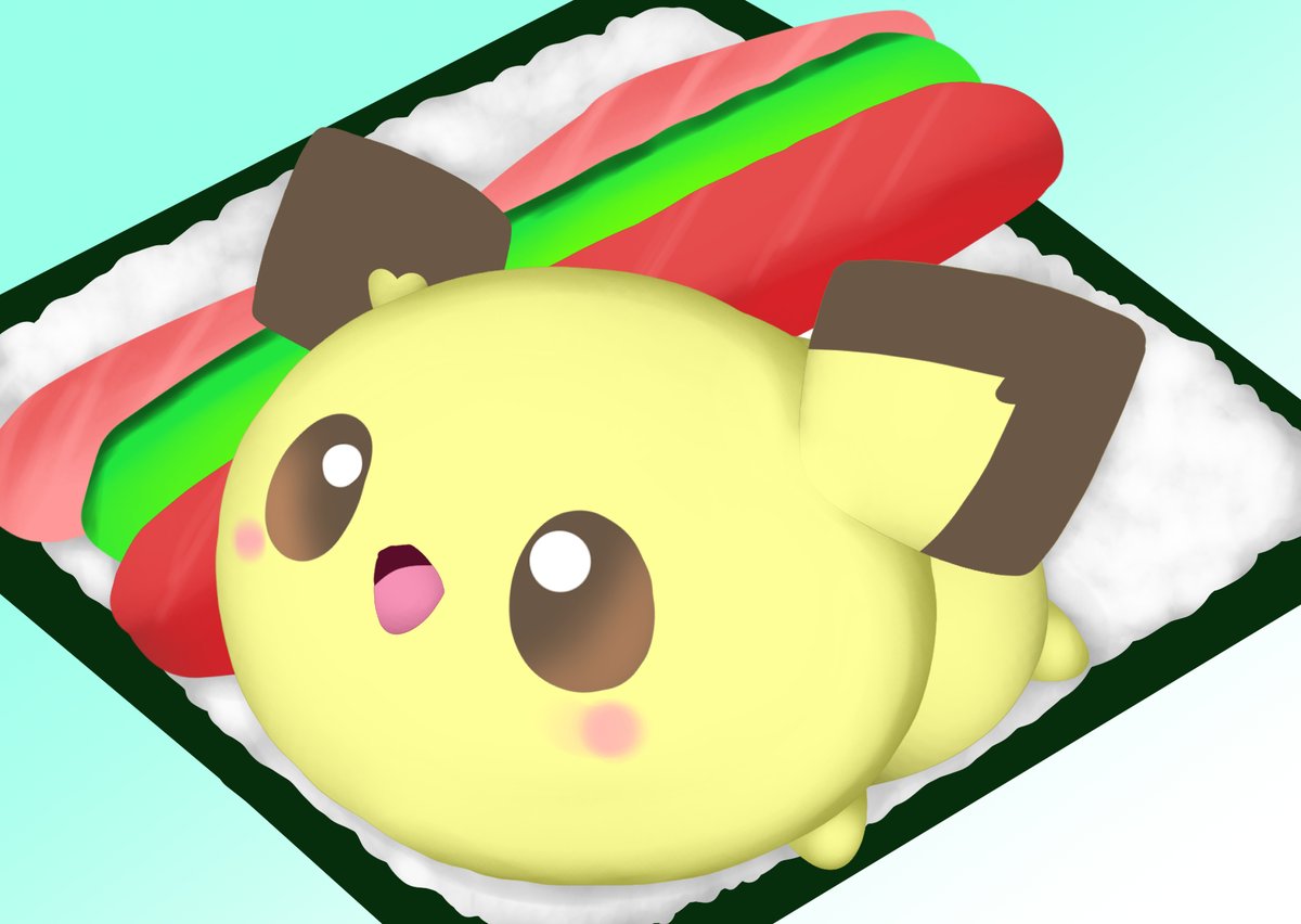 恵方巻作ってたらタマゴとピチュー間違えた！

#ピチュー #ポケモン #ポケットモンスター #ポケモンイラスト #イラスト #illust #illustration #お絵描き #絵描き #drawing #art #絵柄が好みっていう人にフォローされたい #お絵描き好きさんと繋がりたい #イラスト好きさんと繋がりたい