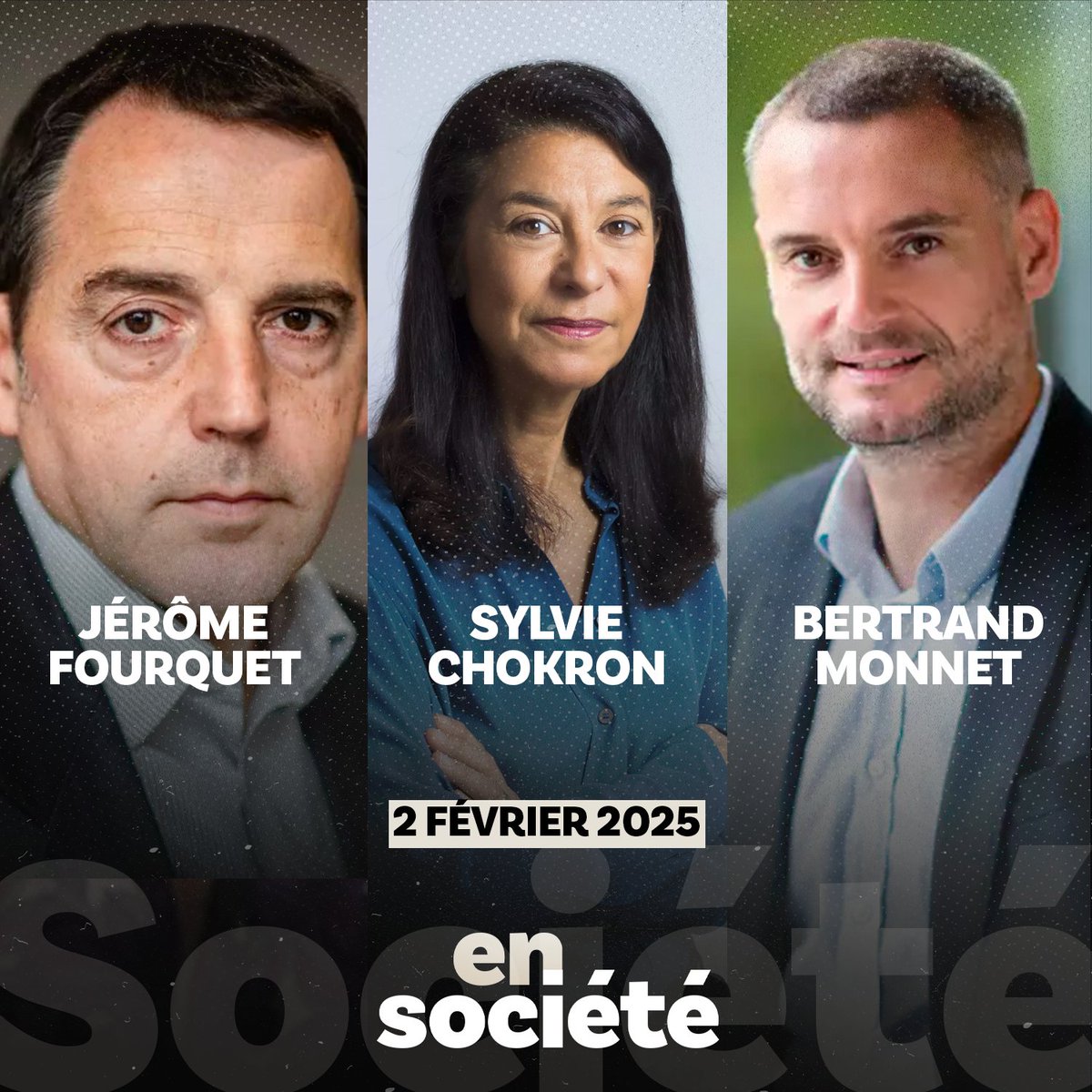⏰ Ce dimanche à 18h30 sur <a href="/FranceTV/">France tv</a> avec <a href="/EmiliETN/">Emilie Tran Nguyen</a> et Thomas Snégaroff dans #Ensociété 

➡️NARCOTRAFIC : LA MENACE QUI RONGE LA FRANCE ?

📌 Jérôme Fourquet, essayiste et analyste politique
📌 Sylvie Chokron, neuropsychologue
📌 Bertrand Monnet, spécialiste de l’économie du