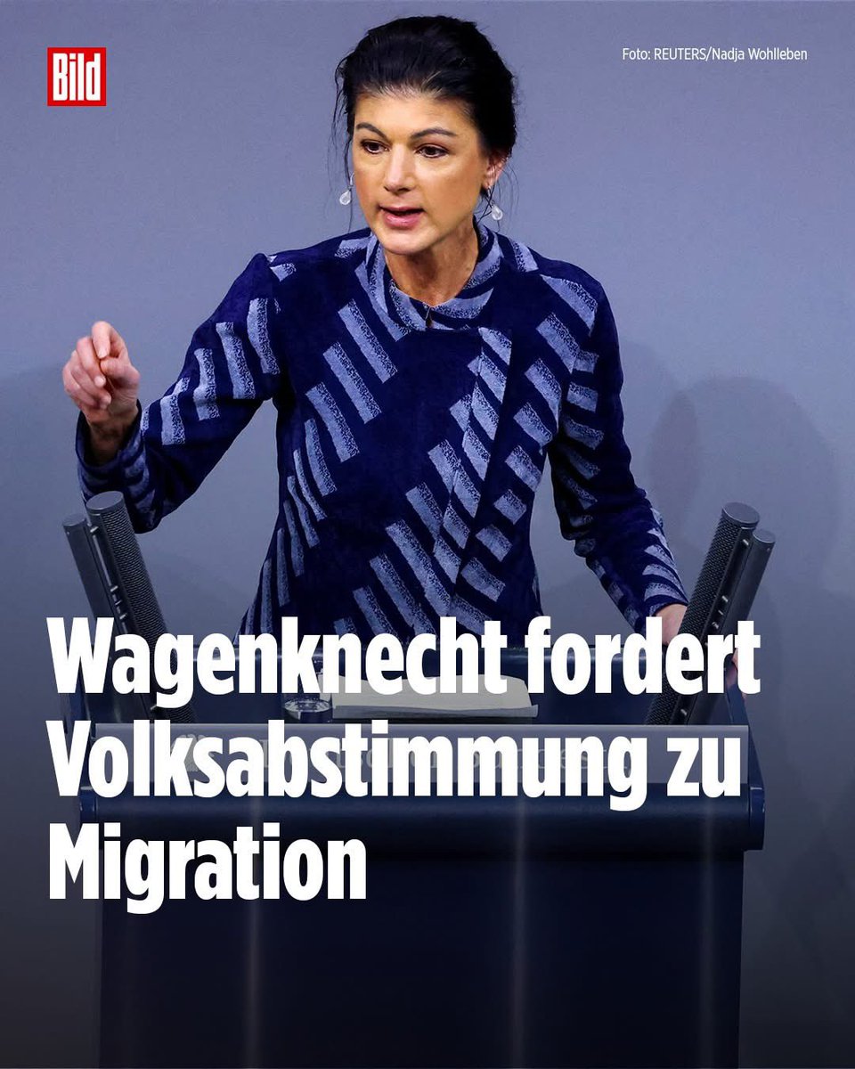 Genau das brauchen wir. Mehr Demokratie. Das Volk soll bestimmen, wo es langgeht. #TeamSahra #BSW