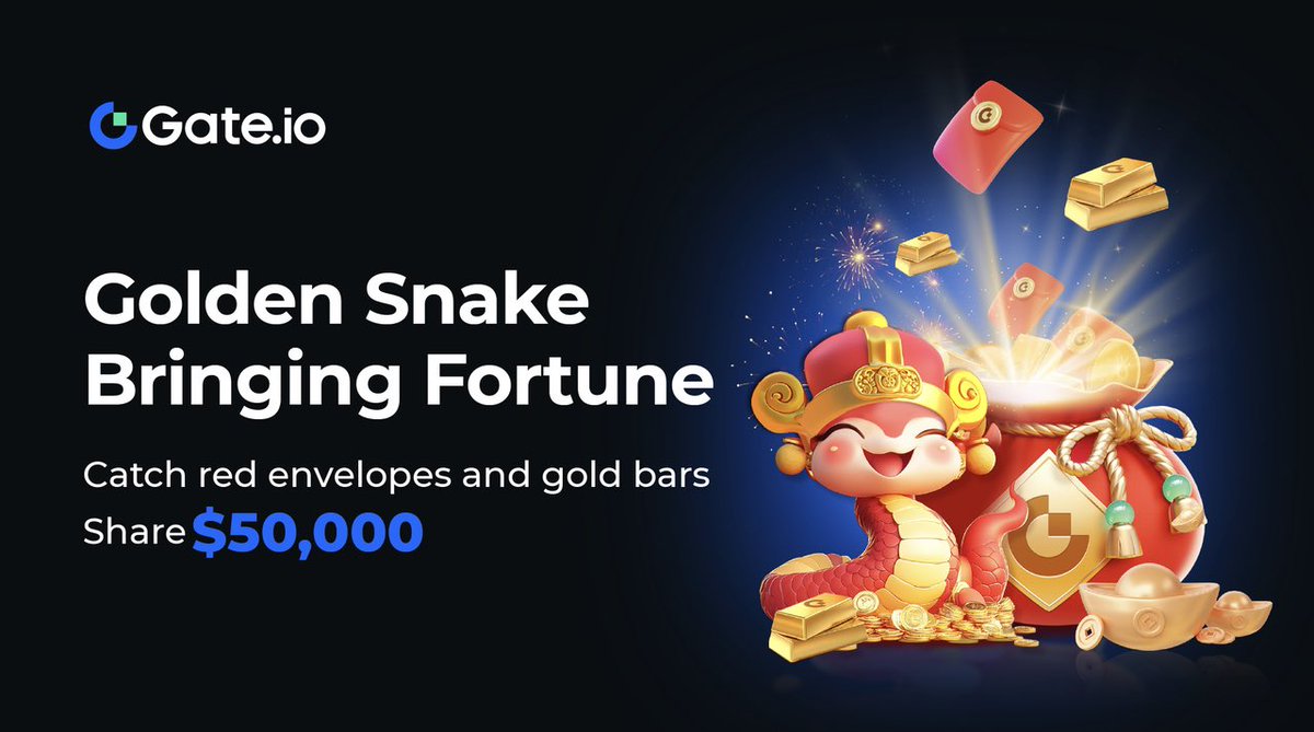 Gate__Live's tweet photo. 🔥 https://t.co/PW2AniQrn2 #GoldenSnake Brings Fortune is Live!
Come and Grab Red Envelopes and Gold Bars, Spilt $50,000!
Get your first chance with today's login: https://t.co/wELlSWDZs1
Earn another chance by watching GateLive for 30 seconds:https://t.co/Jh0J9Gs4IP https://t.co/CnSY5mXwTl