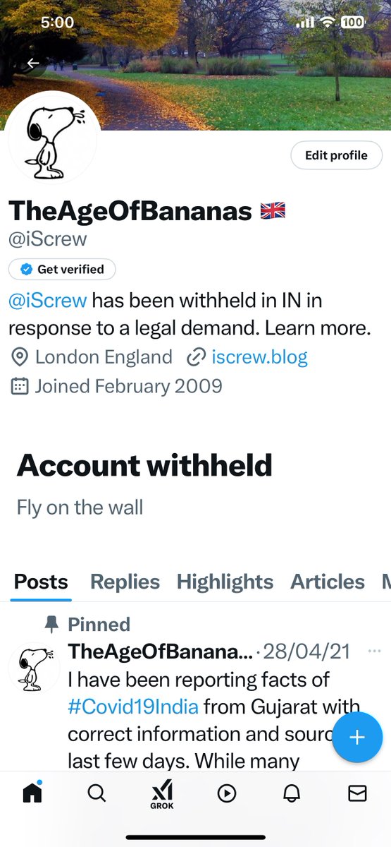 I’m a journalist in London reporting news/stories/analysis and one of my focus is India. <a href="/elonmusk/">Elon Musk</a> 
It’s been three years that my handle is withheld in India and my appeals so far haven’t yielded positive result of lifting the ban.
I believe you respect freedom of speech.