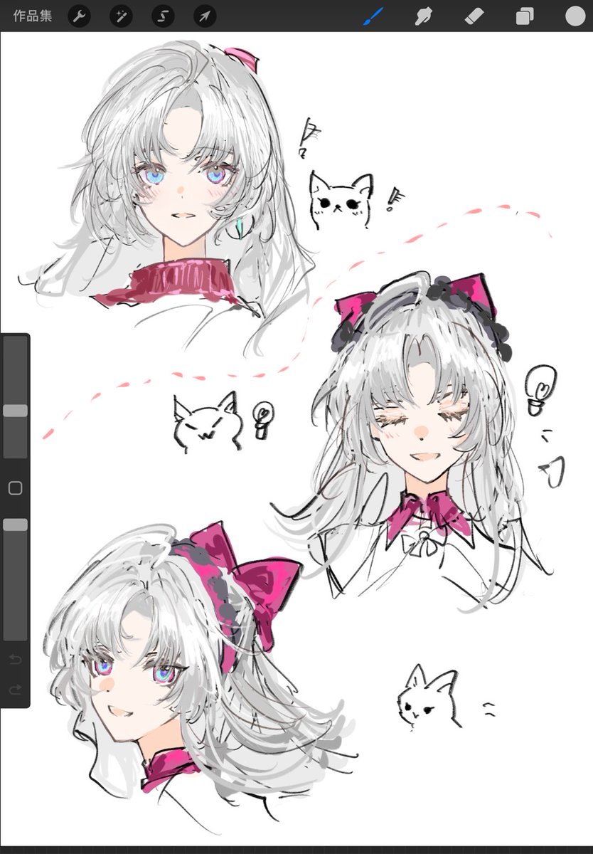 摸鱼三连
蝴蝶结真的很像猫耳朵啊ヾ(*ΦωΦ)ツ
#鳴潮 #鳴潮ファンアート #WutheringWaves #Carlotta