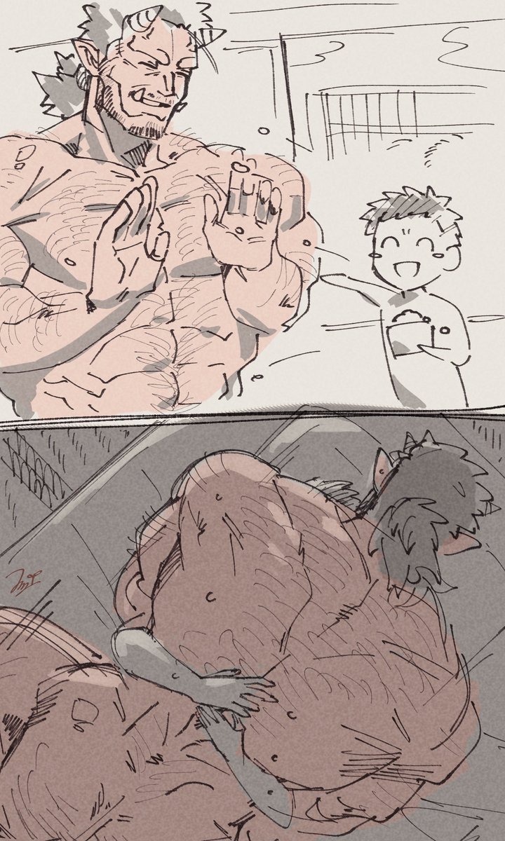 Fumimimimidory's tweet photo. こういうの描きたかったんだよねって話 https://t.co/XkSnklfJew