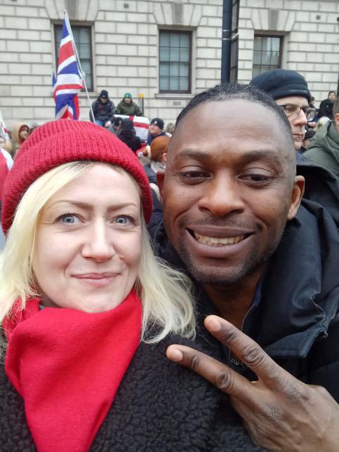 ShadyShae007's tweet image. Yesterday, I had the privilege of marching with British patriots, and what I experienced was nothing but love, unity, and kindness. As a black man, I was embraced with open arms—hugs, smiles, and even kisses. This is the true spirit of community, proving that no matter our…