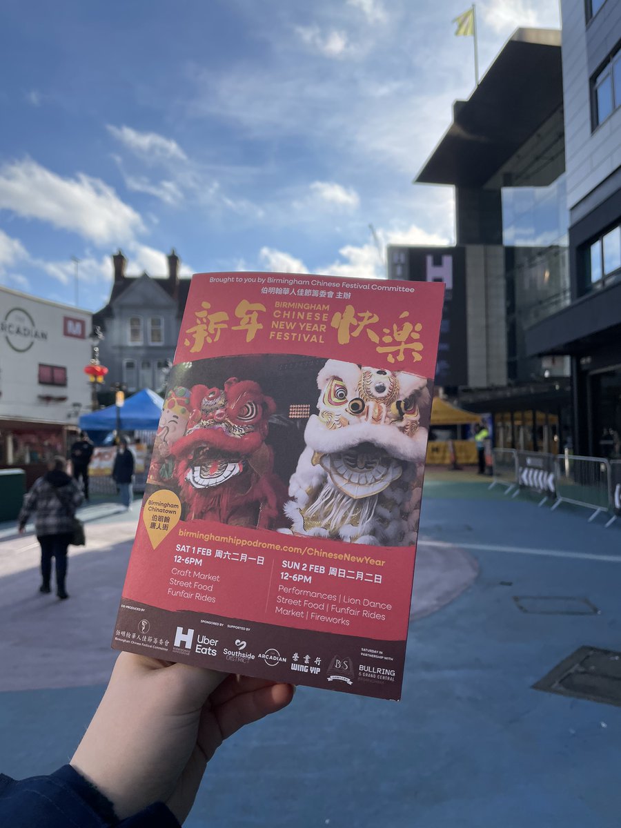 TODAY we are welcoming in the Year of the Snake 🐍

Join us from 12 - 6pm for performances, funfairs, craft market, street food and much more 🎉

More info 👉 bit.ly/40vbgJ0

The Chinese New Year festival 2025 is proudly sponsored by <a href="/ubereats_uk/">Uber Eats UK</a>