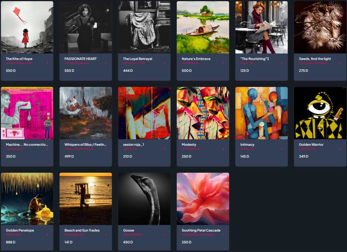 Megathon: Whispers of Essence is a curation of visual poetry, where emotion, symbolism, and contrast intertwine. Each piece carries a quiet yet powerful voice, inviting deep reflection and wonder.
search.vitruveo.xyz/?grid=17384957…

1️⃣ The Kite of Hope – DrMartinRaskovsky (<a href="/martinraskovsky/">Dr Martín Raskovsky</a>)