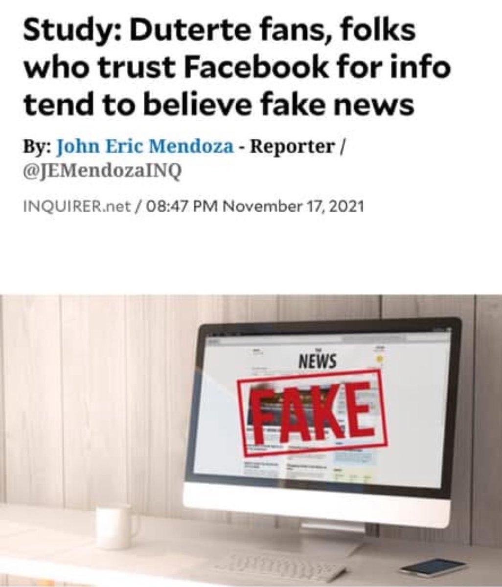 31milmovement's tweet photo. Study confirms: #digonyo fans, walking diplomas ng #fakenews academyโmajor in #misinformation, minor in #disinformation!โ
READ: https://t.co/SER59OTlGO? https://t.co/wacq866Pad