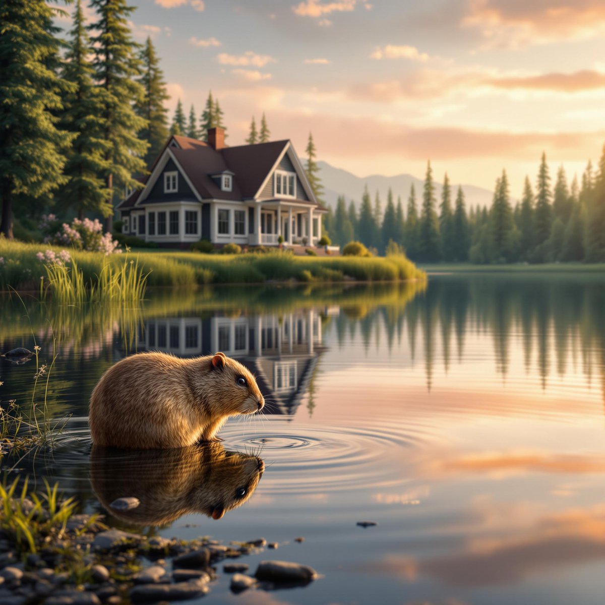 joinrealwing's tweet image. If you had to choose just one, which of these festive homes would be yours for Groundhog Day?