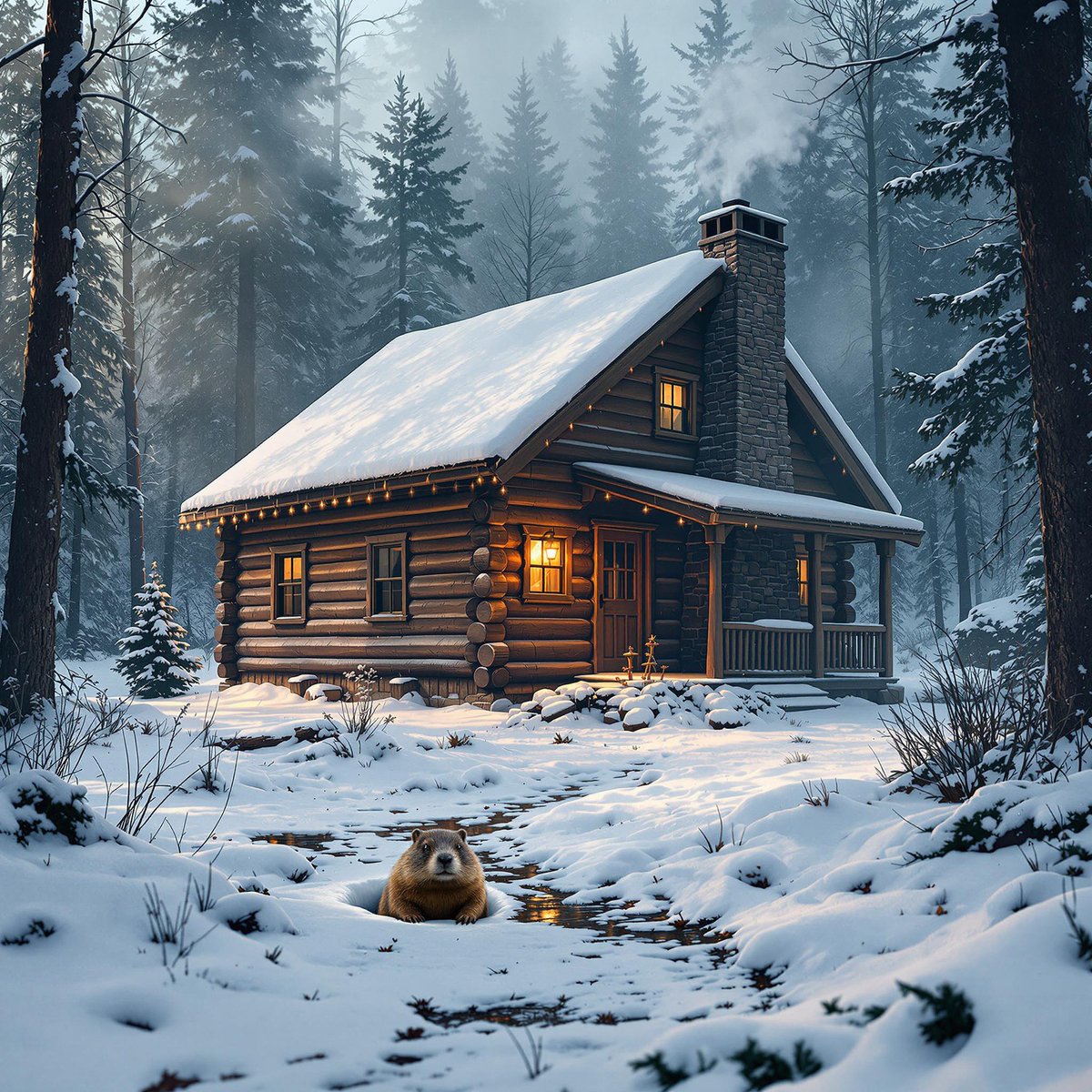 joinrealwing's tweet image. If you had to choose just one, which of these festive homes would be yours for Groundhog Day?