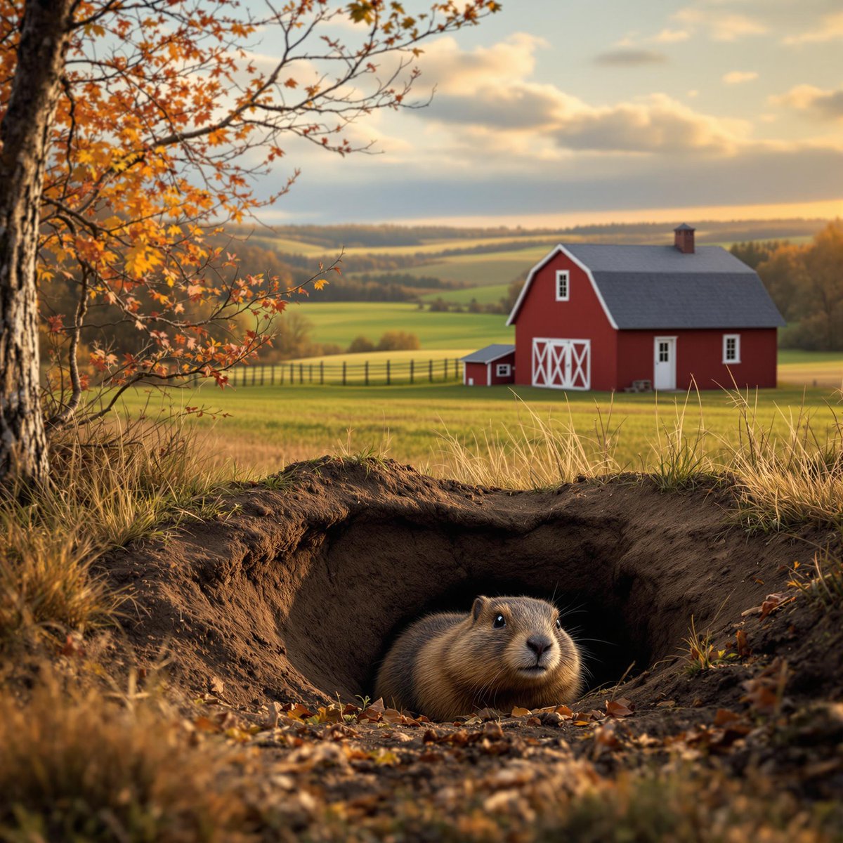 joinrealwing's tweet image. If you had to choose just one, which of these festive homes would be yours for Groundhog Day?