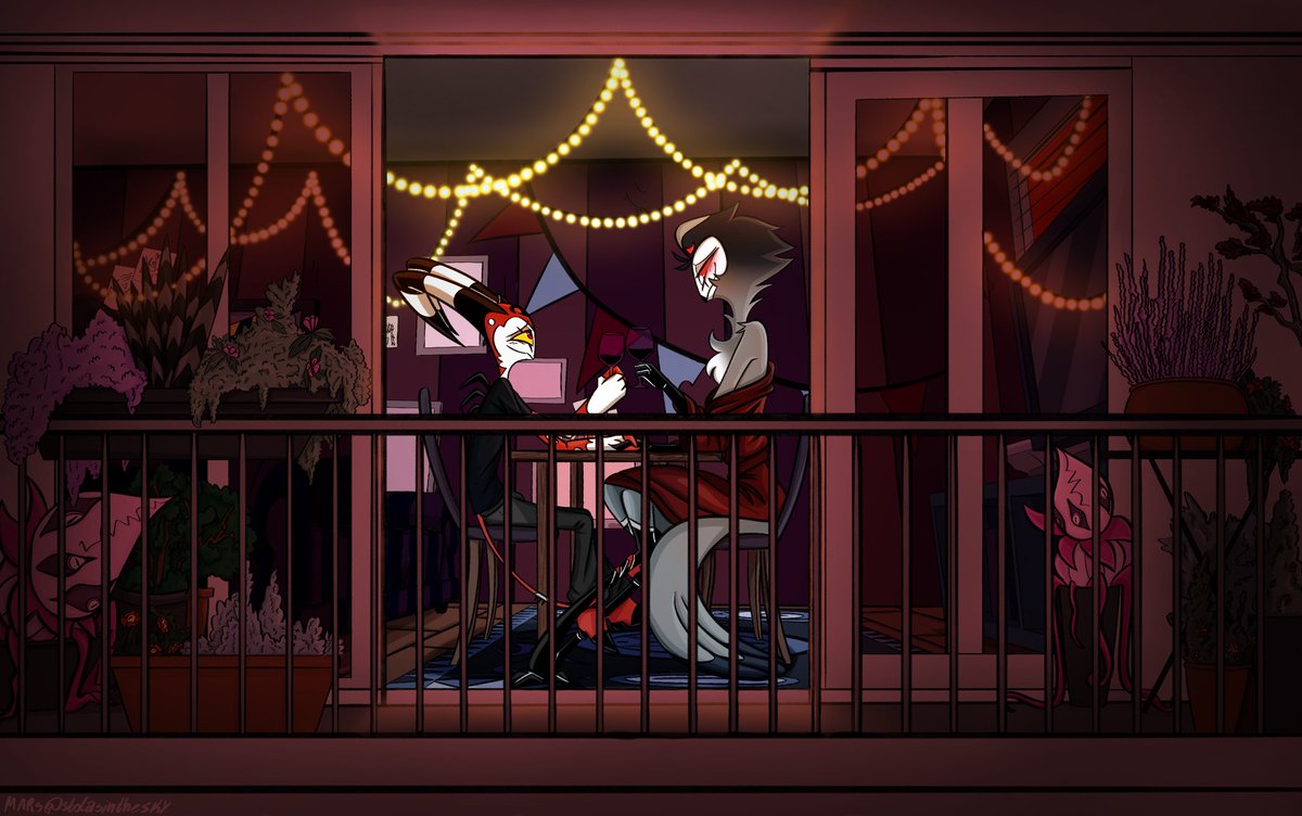 Not dead, just going through it 
Anyway here’s some art that’s been sitting in my files
#HelluvaBoss #Stolitz #HelluvaBossFanart