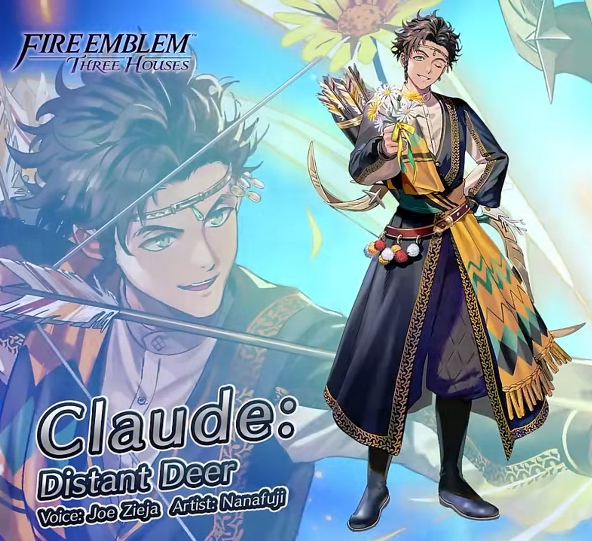 I woke up and I YELLED WHAT IS THIS?!!?????? HES SO BEAUTIFUL AND I HOPE MY ORBS WILL BLESS ME GOOD PULLS PLEASE 

I LOVE HIS OUTFIT SO MUCH AAAAAAAA the poms from his TS outfit and the poofy pants and belt from his Barbarossa and the circlet from Almyra like Shahid’s 🥺😭