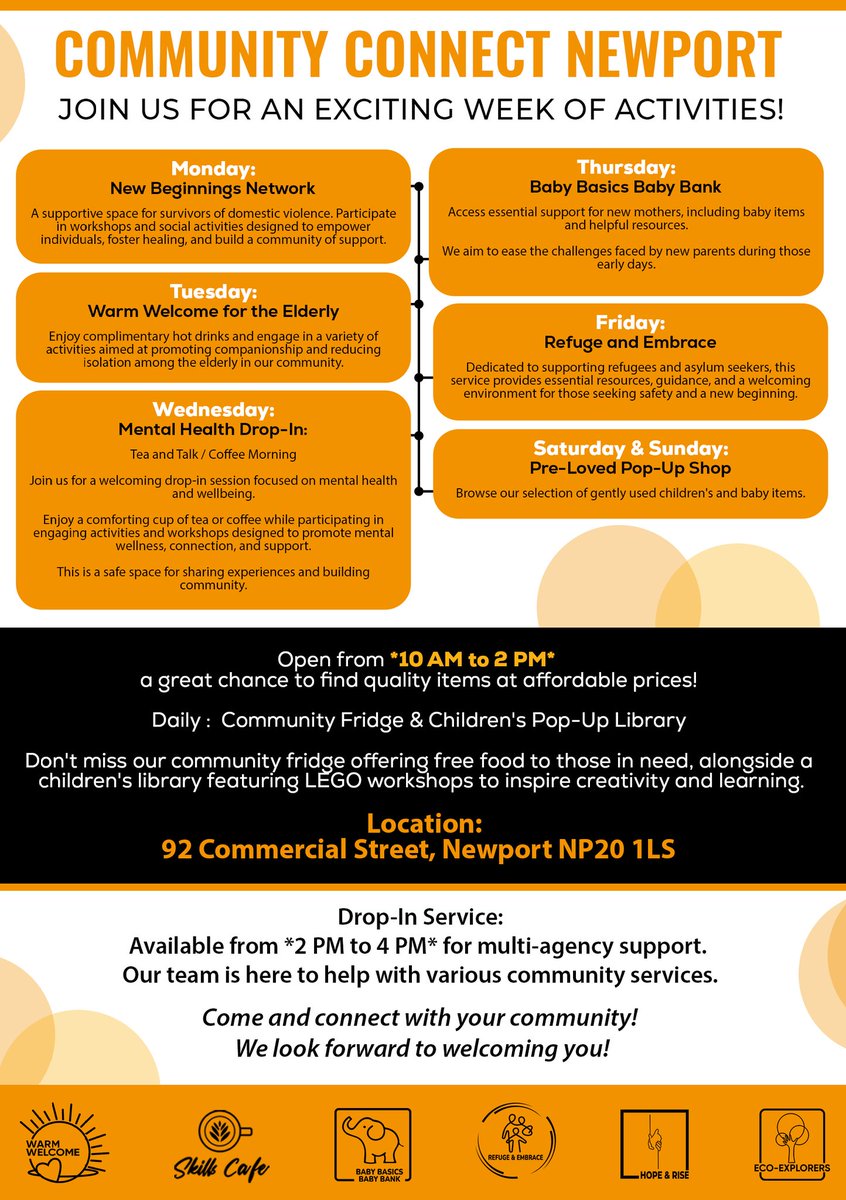 Save our service! Help us extend our pilot project and create a community hub in Newport.

Together, we can fill empty spaces with hope and support. 💖🌟 
Donate here: GoFundMe link

gofundme.com/f/community-co…

#CommunityConnectNewport #SupportLocal #ExtendThePilot #Newport #Wales