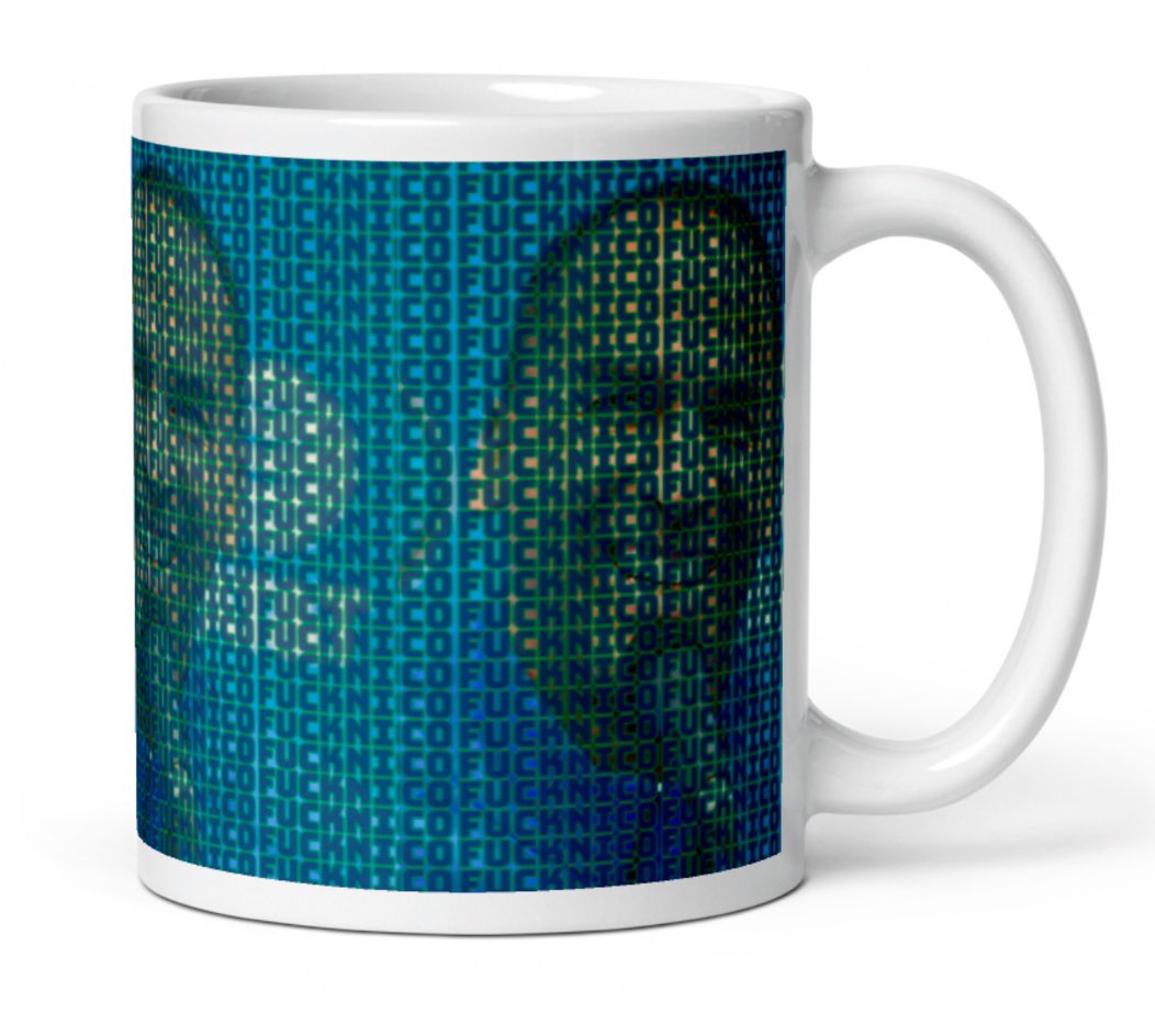 fumbletx's tweet image. we stopped the machines and printed a new mug per request.. 

11oz fuck nico ☕️ 

he traded luka 

he has ruined lives 

🚨 we will only have 25 available! 

orders: fumbletx.com/products/fuck-…