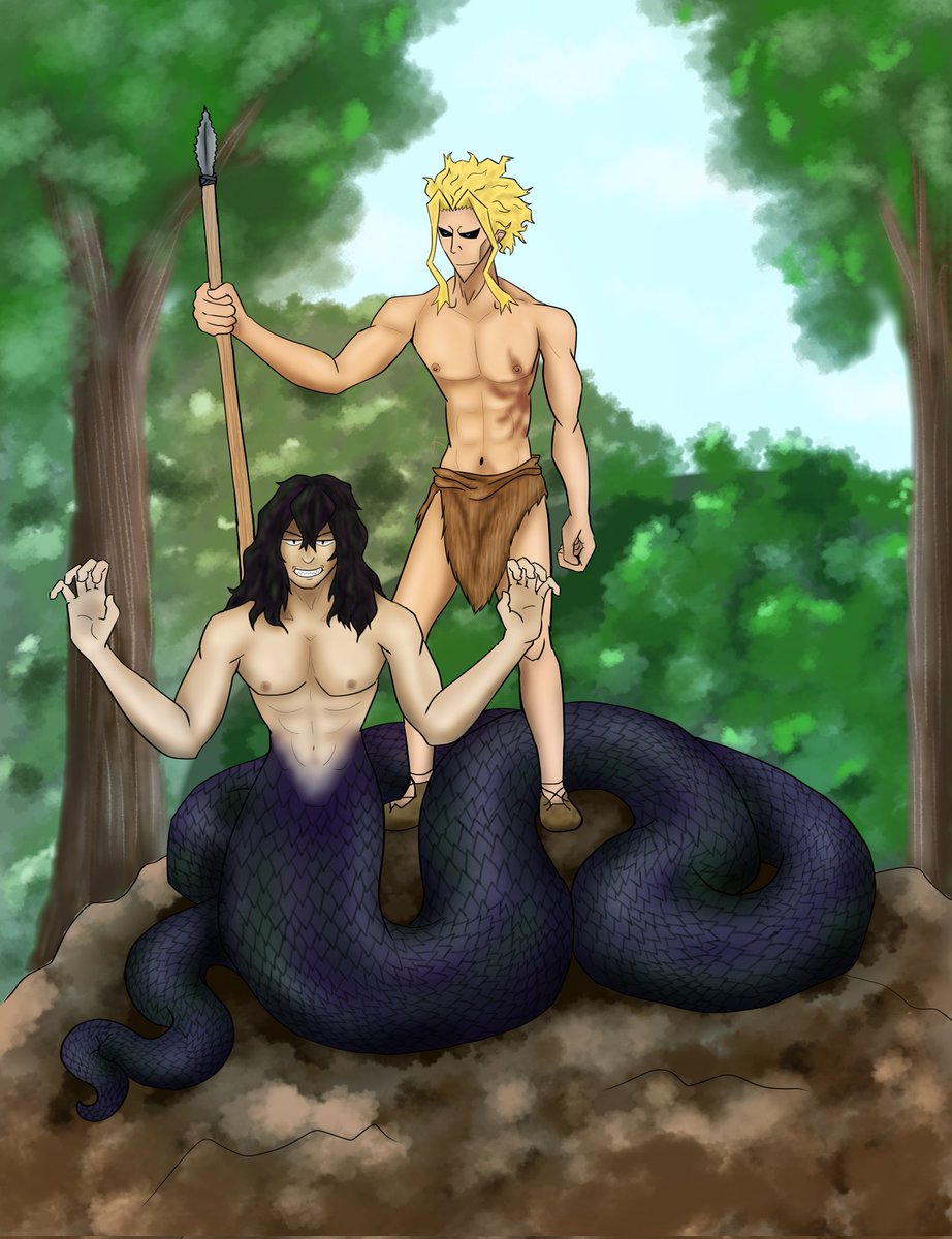 kyonarai's tweet photo. #EraserMight
#EraserMightArtFight
#EMArtFight2025
#FanArt
#EraserMightEvents
#BNHAEvents
Prompt: Fantasy (Wild Man Yagi/Naga Aizawa) https://t.co/NR0ONkSA3V