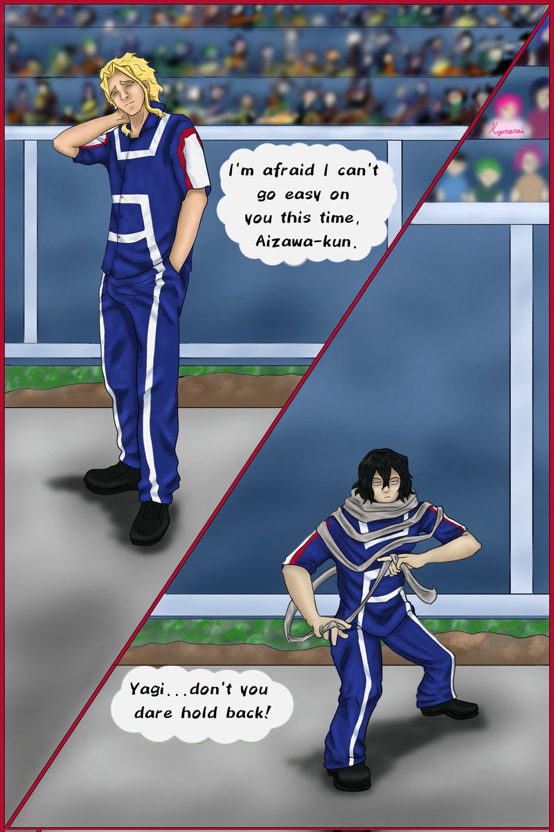 kyonarai's tweet photo. #EraserMight
#EraserMightArtFight
#EMArtFight2025
#FanArt
#EraserMightEvents
#BNHAEvents
Prompt: Highschool AU Sports festival https://t.co/BBHGSQhRLJ
