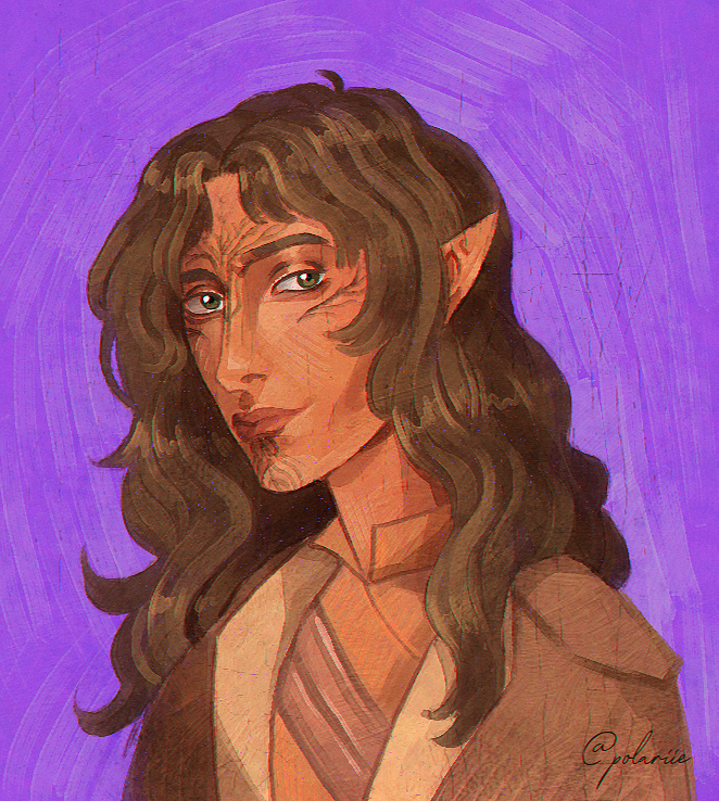polariie's tweet photo. portrait c0m for @sapphicserum 
#DragonAge https://t.co/at8sSOTVrv