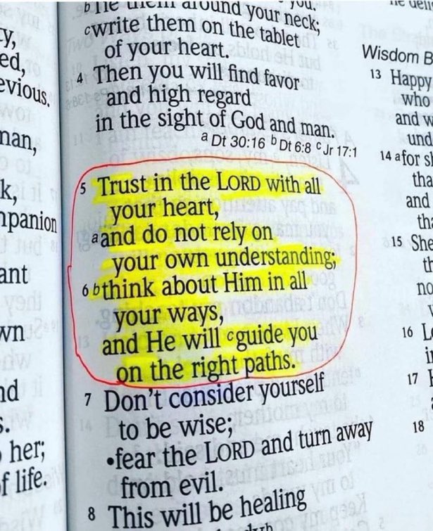 Proverbs 3:5-6