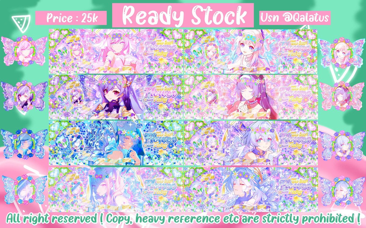 qalatus's tweet photo. ~ HELP REPOST PLEASE ~

HEYYO! JasJus bawa 32 ready stock layout ni! Charanya ada dari gi hsr zzz pjsk hi3 wuwa! 

💵 22k-25k/ea 

Mulai bisa ditakenya jam 17.00 yaa!  w/o book fee koo! 

t: #zonauang #zonajajan #zonaba https://t.co/H9dQzlSwtt