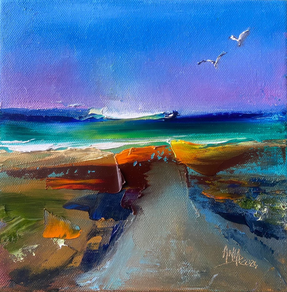 ann00275's tweet image. Oceanic Symphony: Where Horizons Meet Dreams. Oil Painting. Canvas. Contemporary art.

paintingsbyanna.etsy.com/listing/169311…