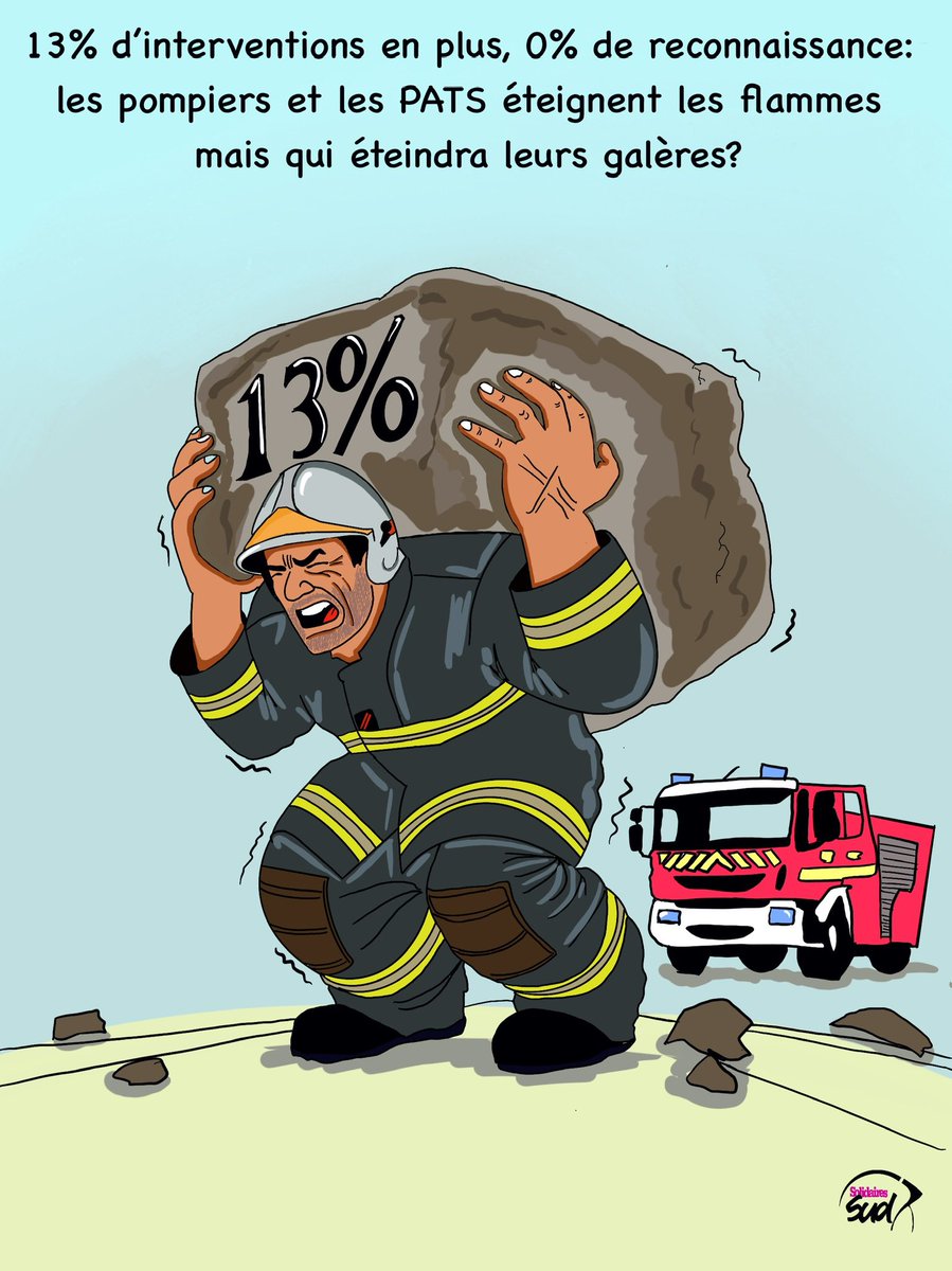 “Travailler plus pour gagner moins, tout en sacrifiant sa santé et son espérance de vie : voilà la devise des employeurs des pompiers.”