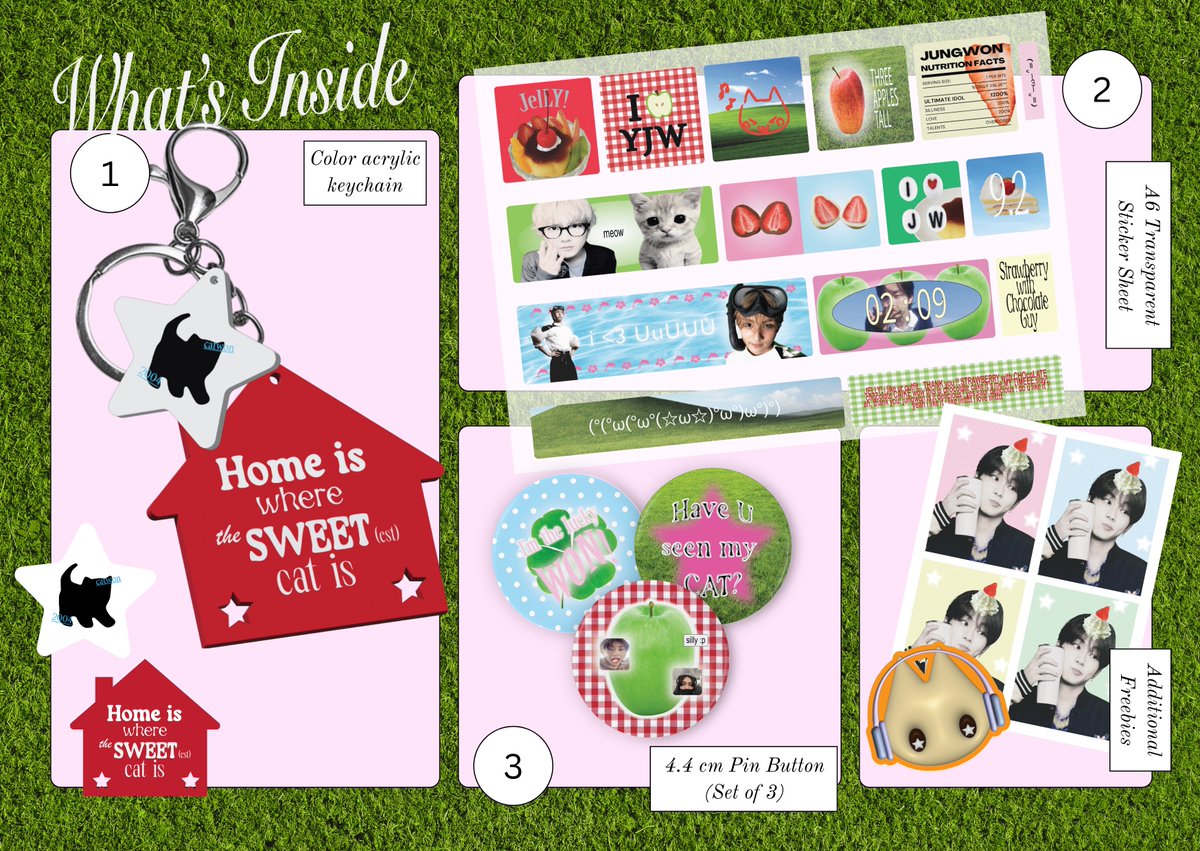 ⭑ 𝒲on’s 𝒮weetest 𝒯reat ⭑
JUNGWON birthday kit by nugeans

pre-order period : 2.2 ~ 8.2 

🔗 bit.ly/wonstreat

more details in the form
rt &amp; likes are greatly appreciated!