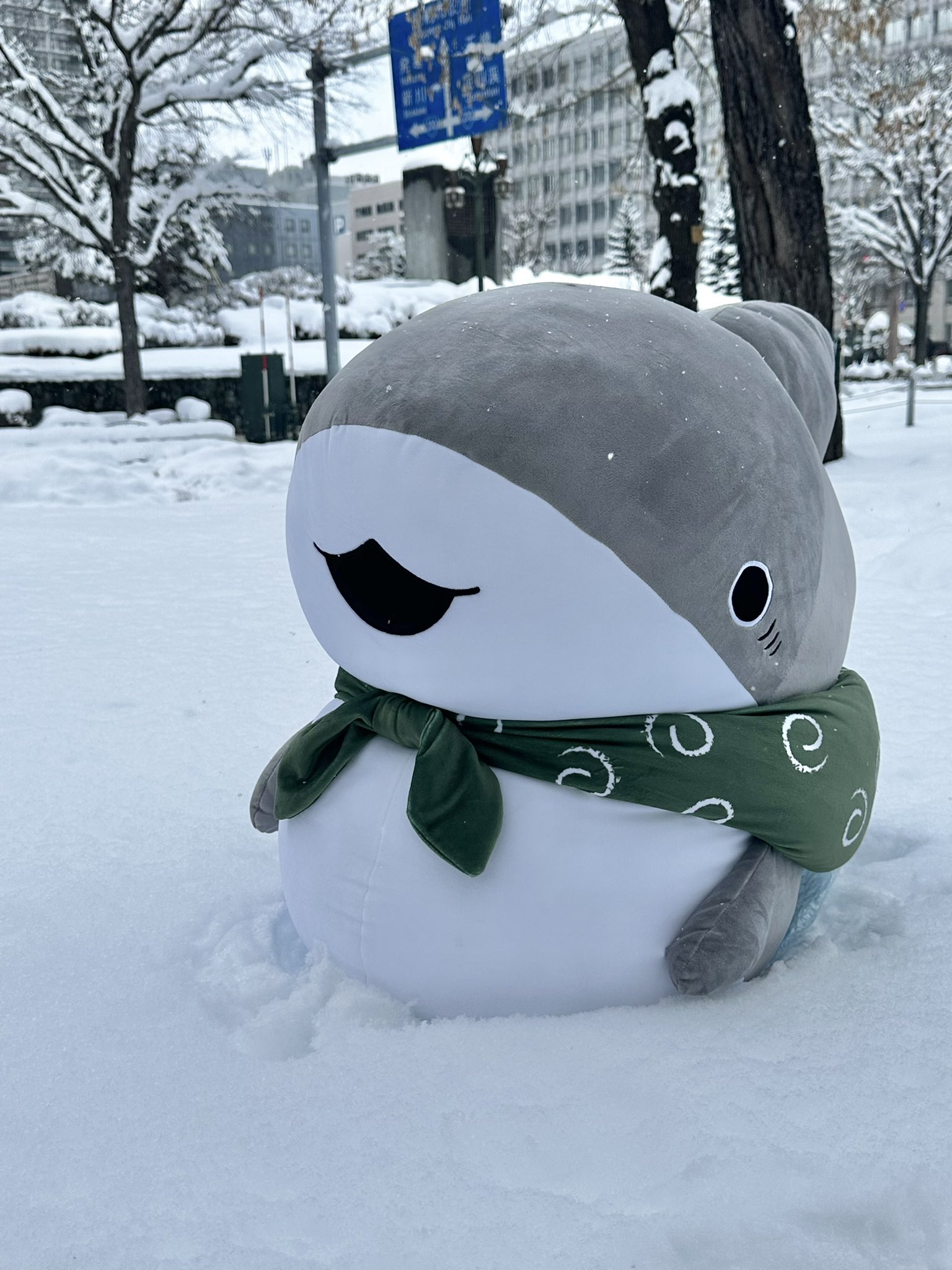 おでかけ子ザメ 夜は猫といっしょ 雪まつり 2025 アクリル