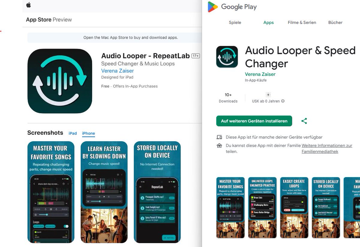 I made it :D! I launched my 2nd indie flutter app (MVP state ;D) in Apple App Store and Google Play Store 🥳! 

It helps you with practicing songs by setting multiple loops and changing the music speed 🐢!

If you want more about the proces - lmk☺️! Links 👇