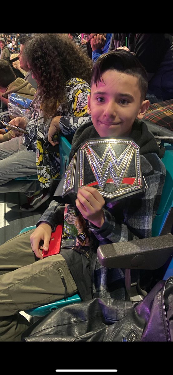 Kphoenix_'s tweet photo. My son and I are the biggest wrestling fans and would be eternally grateful if we won. His 13th birthday is today!!!! #WrestleMania #royalrumble #SlimJimWrestleManiaSweeps https://t.co/3BJAEIZ35s