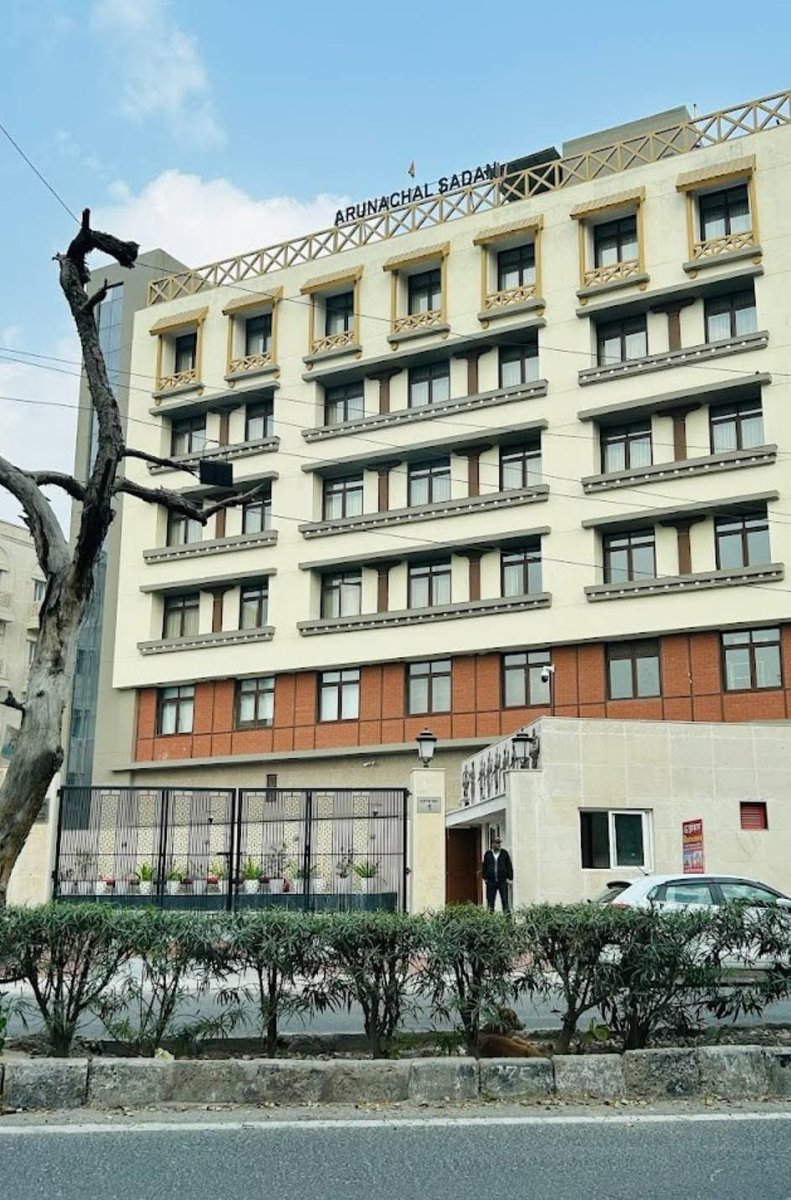 PemaKhanduBJP's tweet photo. Delighted to inaugurate the new Arunachal Sadan in Dwarka, New Delhi, a state-of-the-art facility designed to support our students, patients, and officials visiting the national capital.

With 41 deluxe rooms, a conference hall, a medical room, dining facilities, and modern security systems, this new Sadan ensures comfort, safety, and convenience for all. Its prime location near ISKCON Temple, airport, and metro stations further enhances accessibility.

This initiative reaffirms our commitment to the welfare of our people. With Arunachal Bhawan set for redevelopment and Arunachal House in Dhirpur nearing completion, we continue to enhance facilities for our citizens in Delhi.