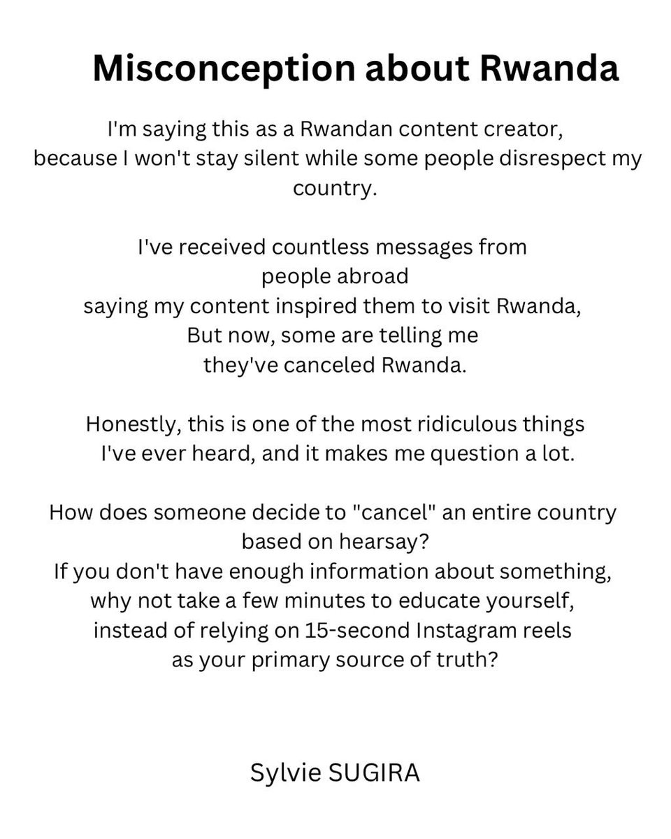 Ngabo_Karegeya's tweet photo. I found this on Instagram and it worth sharing. Thank you Sugira Sylvia, you said it all❤️✊🏿. https://t.co/HUBXlVfj37