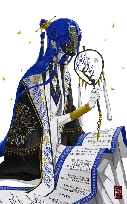 #刺さる人に届け一次創作祭り面と装飾 