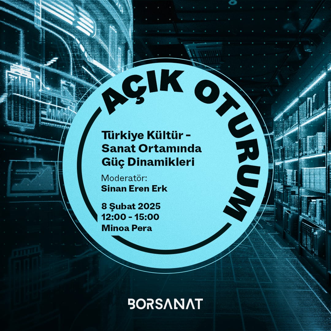EdebiyatHaber's tweet photo. Bor Sanat’ın “Türkiye Kültür-Sanat Ortamında Güç Dinamikleri” başlıklı açık oturumu 8 Şubat’ta Minoa Pera’da gerçekleşiyor
@BorSanat @minoapera 

https://t.co/li4SKDinpR https://t.co/AgPpWlOEJ3