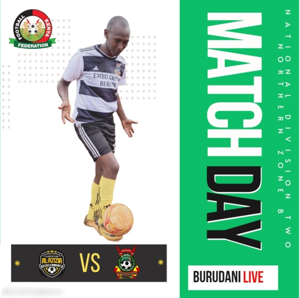 embugreenberets's tweet image. Tuko ndani ya O12

Leo ni Matchday tupatane pale Kinoru Stadium masaa yake, saa tisa kamili. 

Buruburudani tele. 
#ForeverGreen #Godsikuzote #TeamYaGod 
#embugreenberetsfc2025 #embugreenberetspride #tunasongambelepamoja #burudanikwawote #football