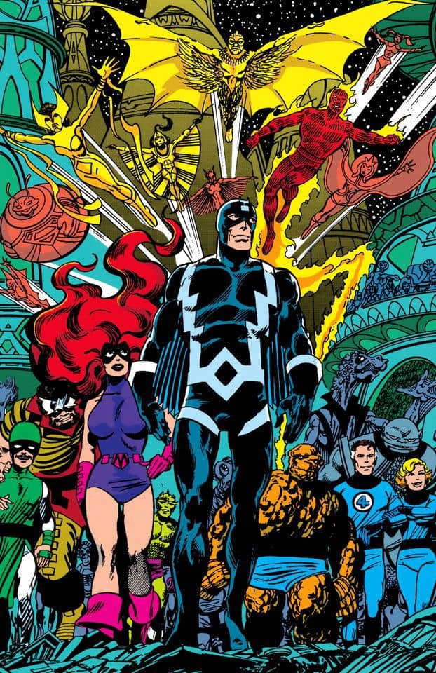 rackso2010's tweet photo. En marzo de 1982 se publicó el Fantastic Four 240, de John Byrne, donde los Inhumanos se establecían en la Luna.
Ojo a los detalles técnicos.
- Monocolor en personajes desconocidos.
- Perspectiva que daa importancia por grado.
- Arquitectura de curvas
- Los músculos son sombras. https://t.co/x4jrAFj977