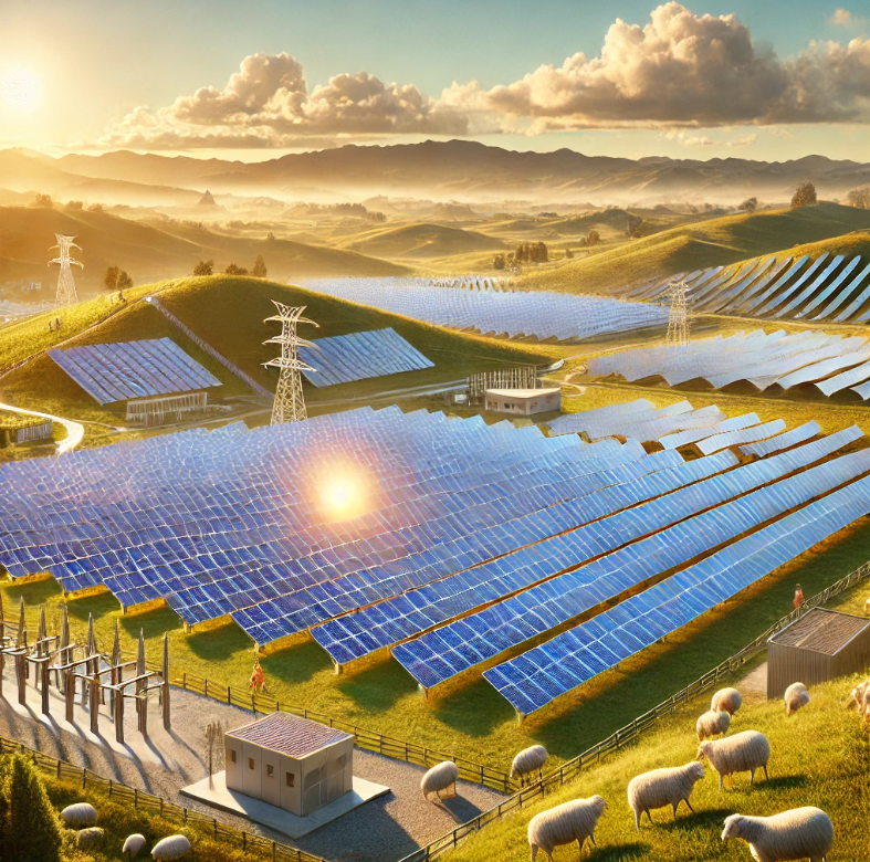 NorbidaUk's tweet photo. This is not just a solar farm—it’s a step toward energy independence and a sustainable future! #SolarEnergy #RenewableFuture #GreenEnergy #CleanPower #ClimateAction #SolarInnovation  📢 What do you think about New Zealand’s push for more renewable energy? 
https://t.co/RugF3swMA1 https://t.co/cD8Rkg59Cz