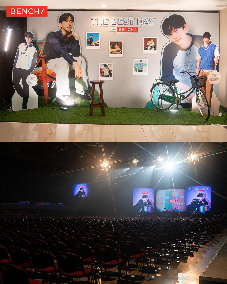 benchtm's tweet photo. POV: You’re about to witness BAEKHYUN LIVE at The BEST Day with BENCH! 🎟️💙 Here’s a little sneak peek to fuel the excitement! 

Who’s ready to scream their hearts out?🔥

See more photos here: https://t.co/GPbaE5t3De

#TheBestDayWithBENCH
#BENCHxBAEKHYUN
#GlobalBENCHSetter https://t.co/1Lk5vcYe4j