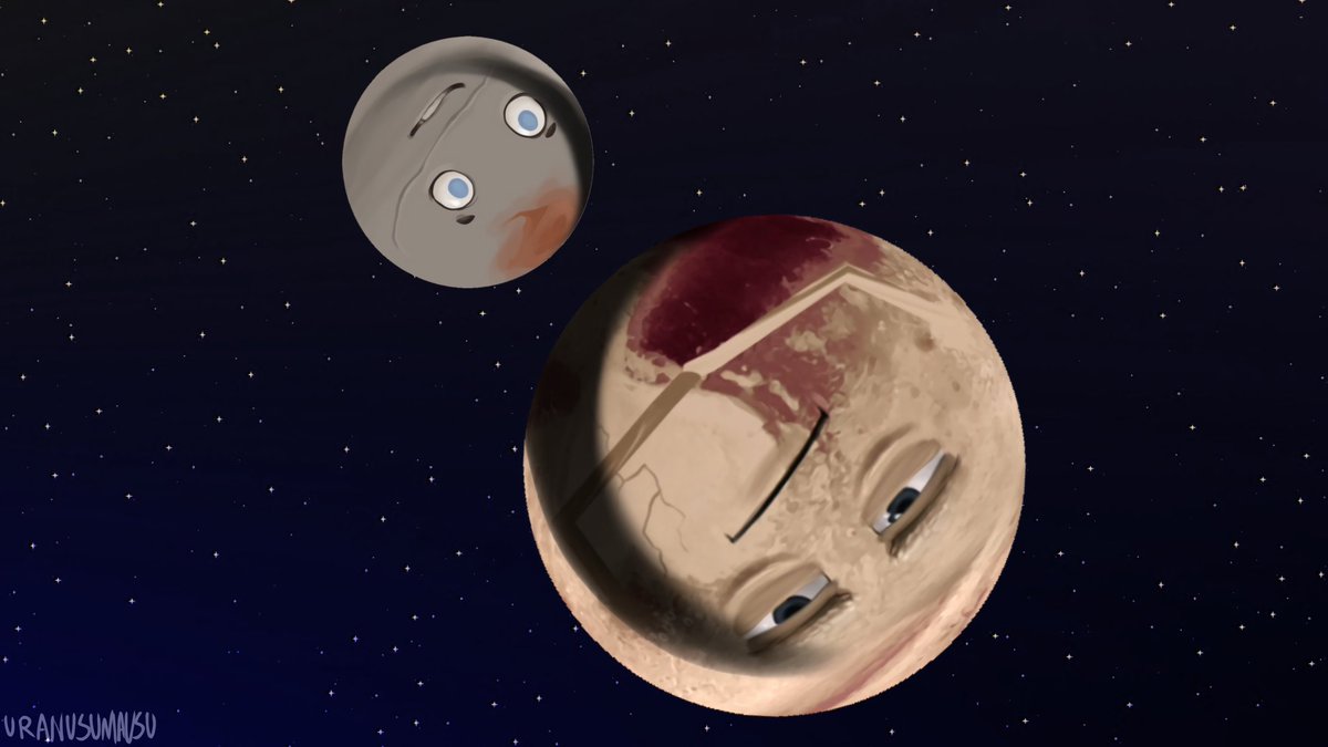 n3rdyrandy's tweet photo. Fan made NutkoSfera Charon! (Also with Pluton)
#fanmade #pluton #charon #space #nutkosfera #dwarfplanet #space #art #digitalart https://t.co/QW7PywCQpe