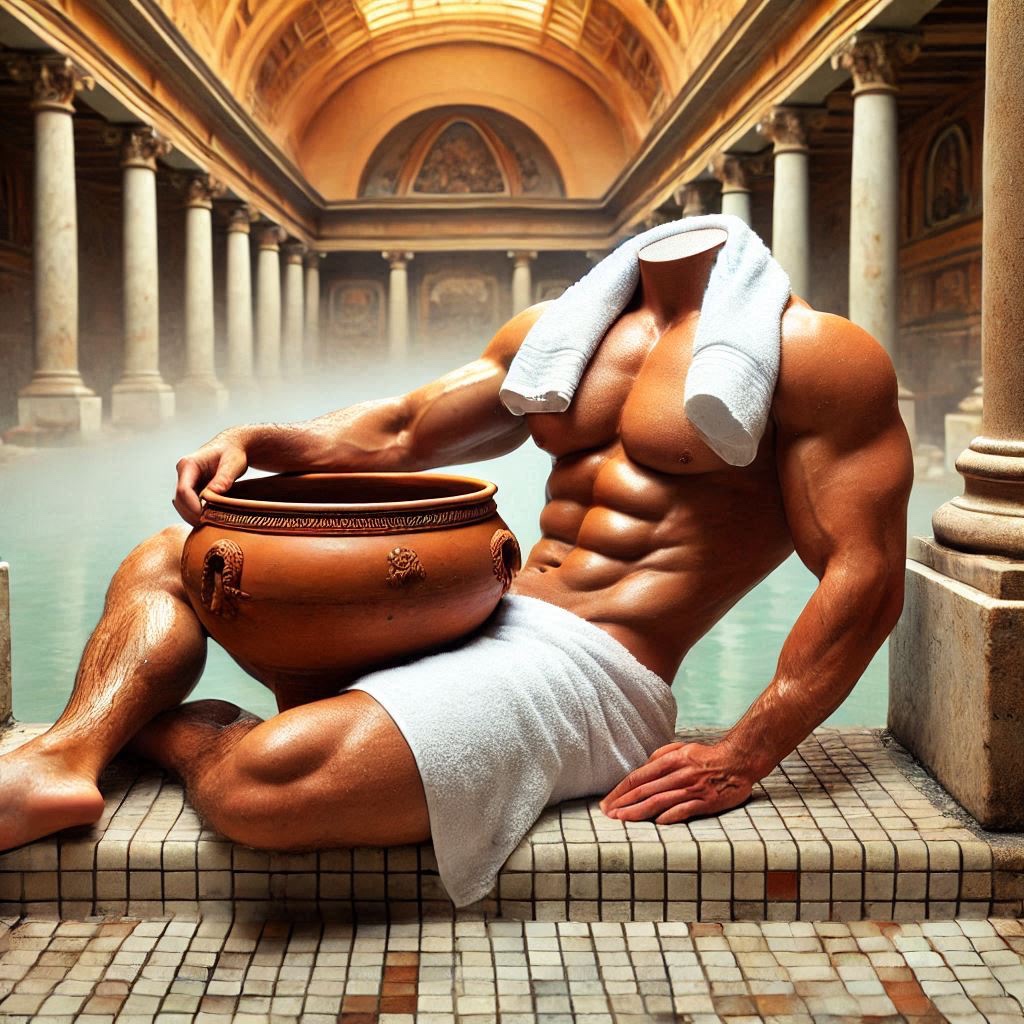 Qoo725018's tweet photo. #headless #nbm #muscle #Bathing #RomanBath https://t.co/Ah1yqdnpXM