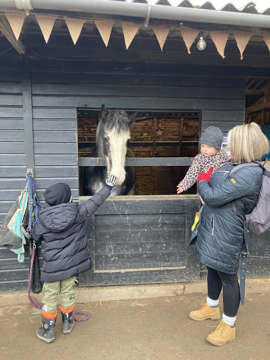 GailGailollason's tweet photo. Fabulous albeit cold day at Bocketts Farm near Leatherhead. The grandchildren loved it, tractor ride, pig racing feeding the animals and best bit the pony rides. So much fun and learning about farming. #Bockettsfarm #grandchildren #farmingfun https://t.co/oFe8H2Ootz