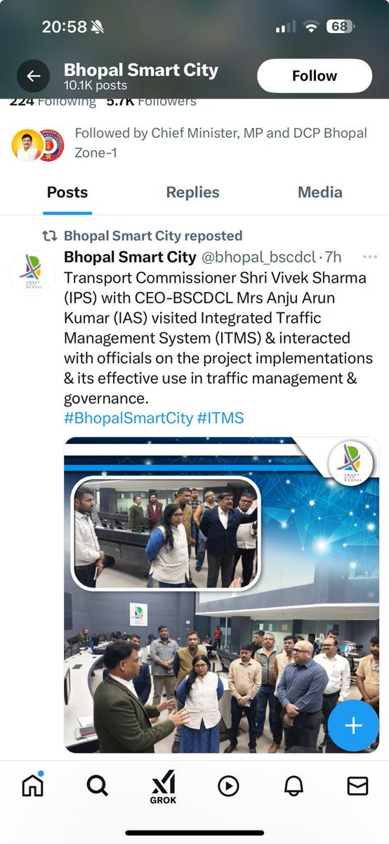 tsspl2006's tweet photo. TechnoSys Empowering Smart Traffic Management in Bhopal!
Our esteemed Director, Mr. Neeraj Kushwaha, provided overview of the TechnoSys's capabilities to Transport Commissioner Shri Vivek Sharma (IPS) and CEO-BSCDCL Mrs. Anju Arun Kumar (IAS) at our ITMS project in Bhopal. https://t.co/NoY451oRGQ